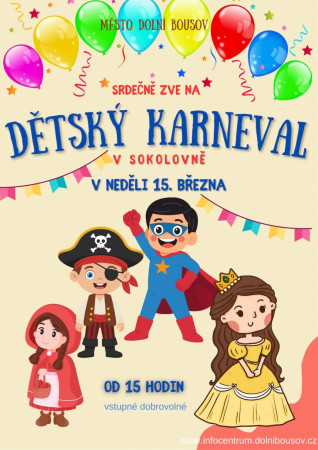 15.3. Maškarní karneval pro děti